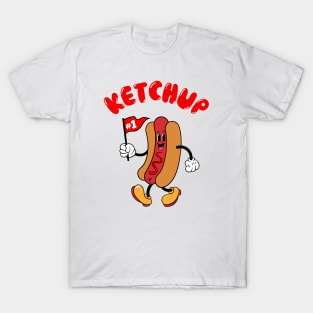 Hot Dog Race Ketchup T-Shirt